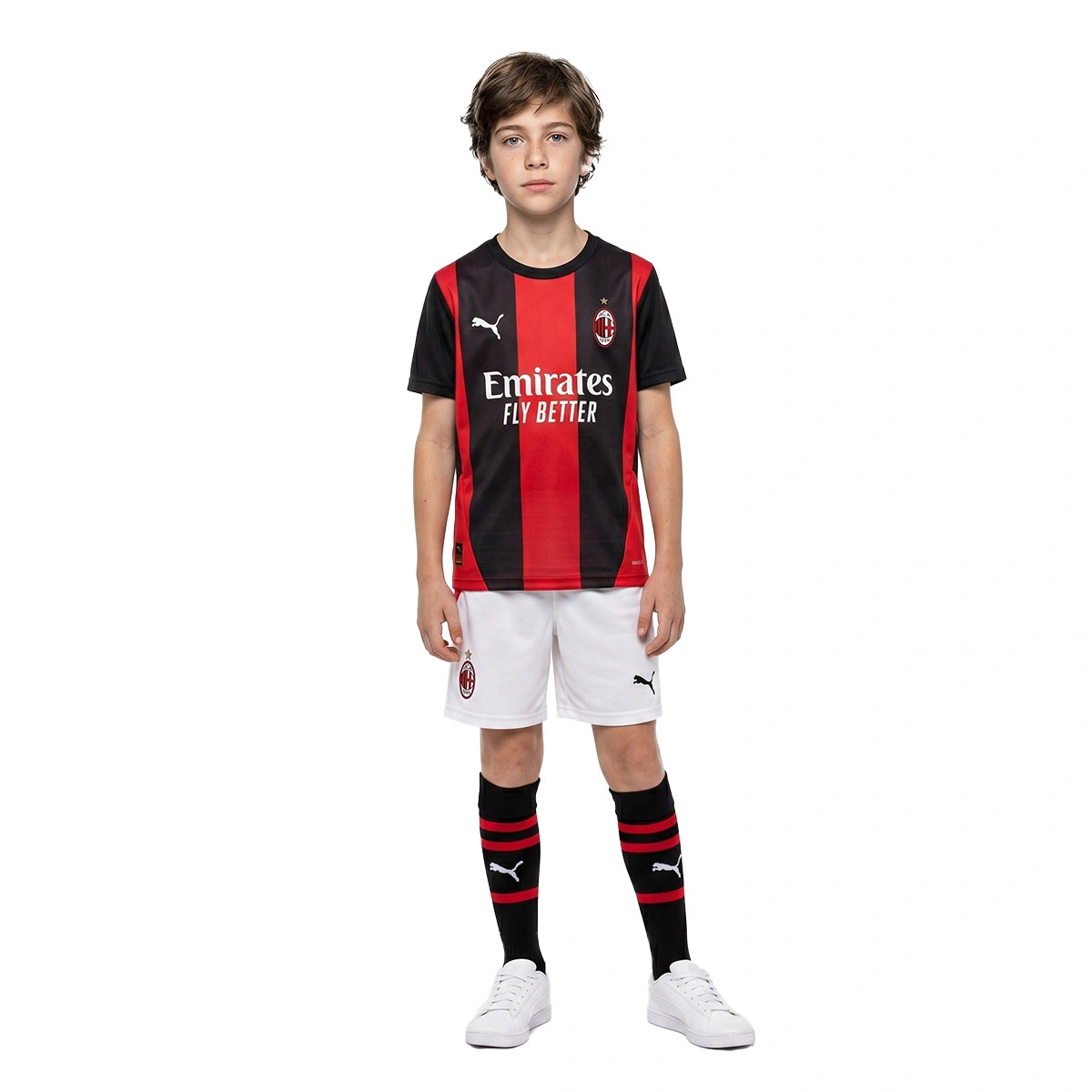 Conjunto Puma AC Milan Primeiro equipamento 2026-2027 Criança