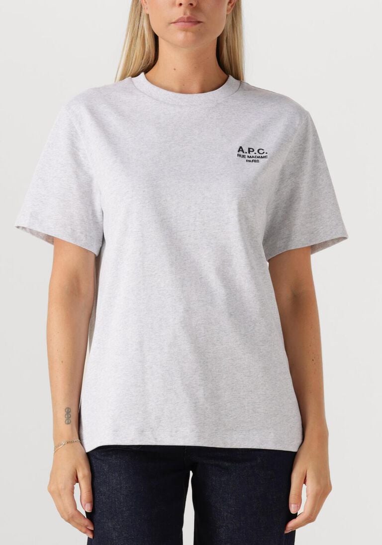 grijze apc t-shirt t-shirt standard rue madame gots