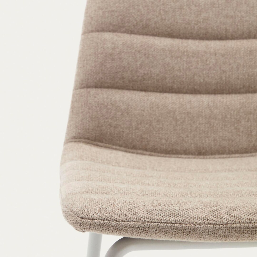 Kave Home Barhocker ZUNILDA beige/mattweiß