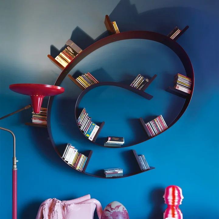 Kartell - Bookworm, kurzes Regal (03 / lackweiss)