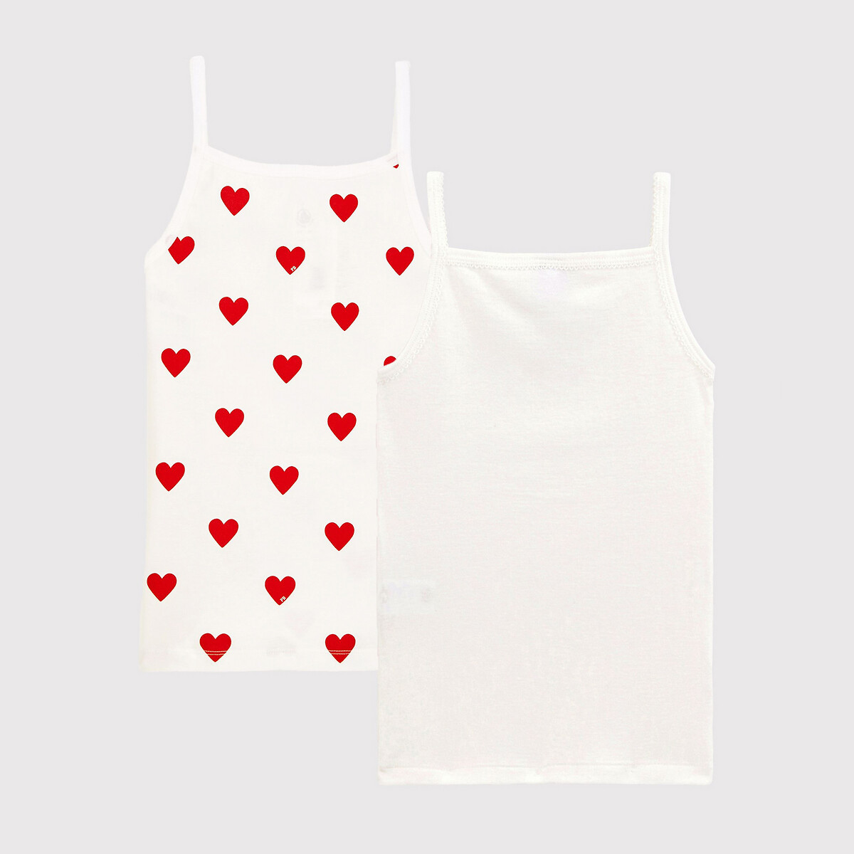 PETIT BATEAU<br>Conjunto de 2 camisolas com alças finas