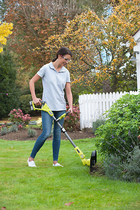 Coupe-bordure sans fil sur batterie 18V Ryobi