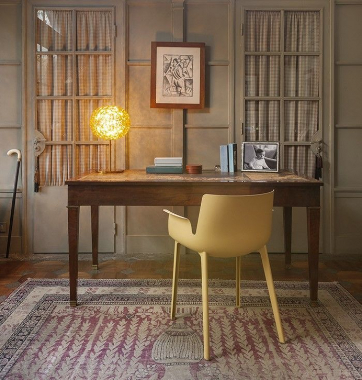 Kartell Piuma stoel saliegroen