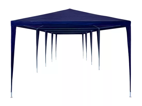 Tente de réception 3x12 m PE Bleu