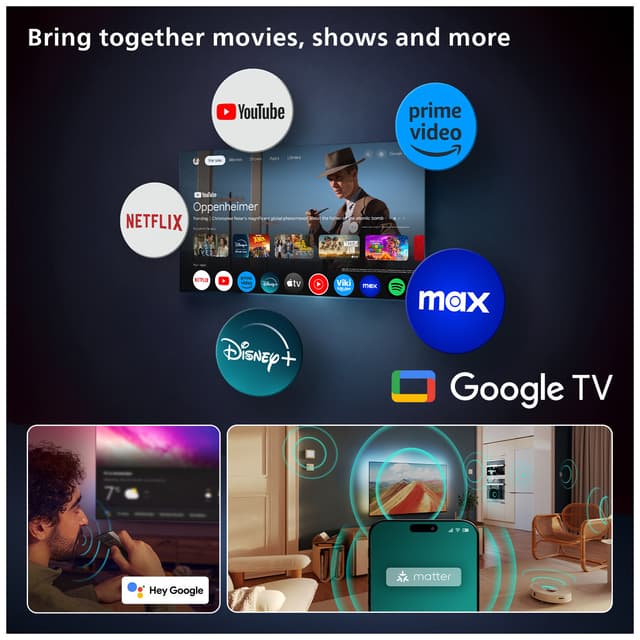 Philips 77” OLED910 4K OLED Smart TV (2025)