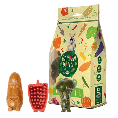 DUVO GARDEN BITES VEGGIE FRIENDS (BLISTER TL 11 CM 270 GR (3 UNIDADES))