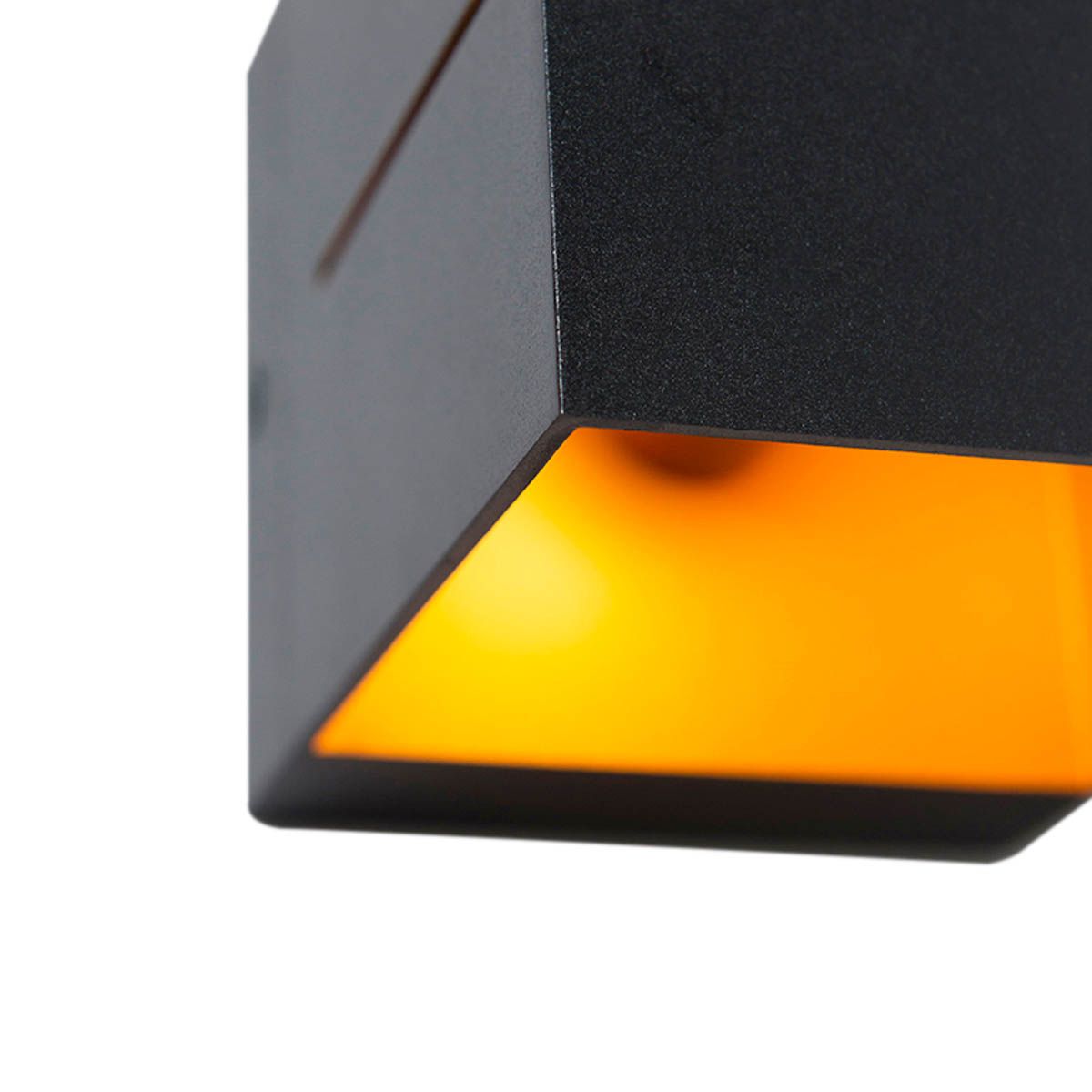Smart wandlamp zwart met goud 9,7 cm incl. Wifi G9 - Transfer Groove
