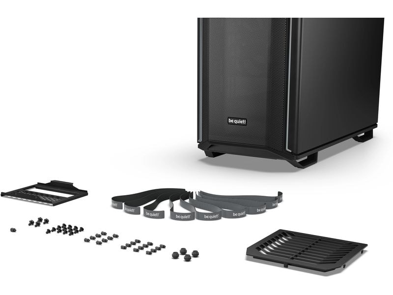 be quiet! PC-Gehäuse Dark Base 701 Schwarz Gaming-Gehäuse im Full-Mesh-Design