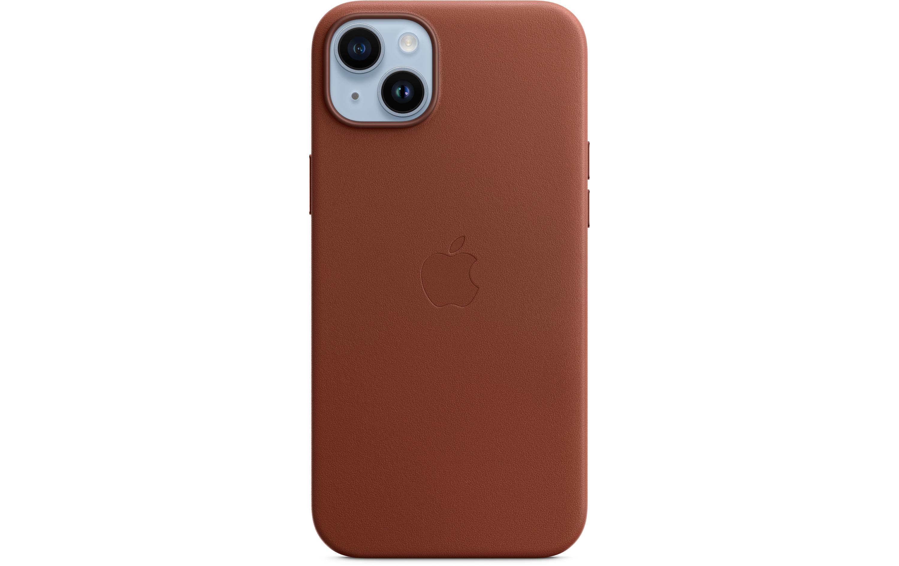 Back Cover Leather Case mit MagSafe iPhone 14 PlusEdles Leder-Backcover mit «MagSafe» für das Apple iPhone 14 Plus