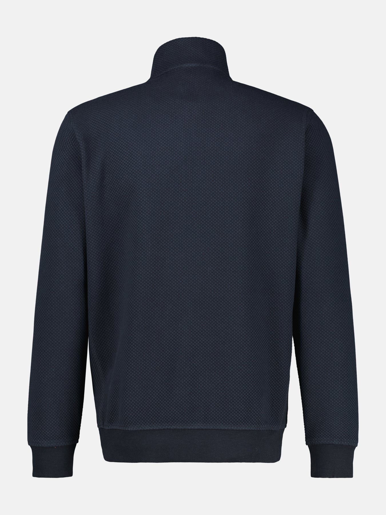 Sweatjacke aus flexiblem Baumwollmischgewebe