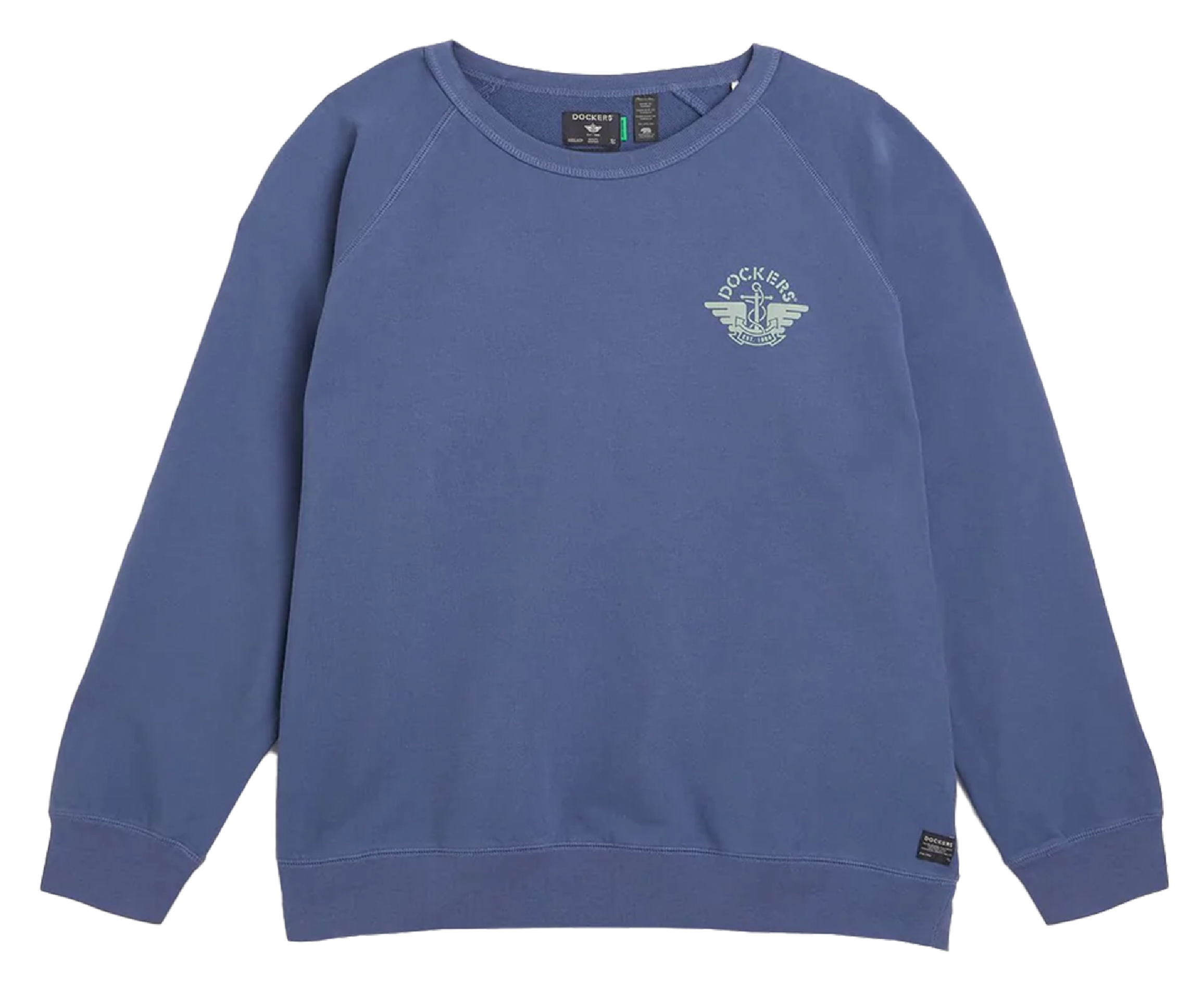 B&T ICON CREWNECK SWEATSHIRT - Sweat à col rond en coton| Bleu