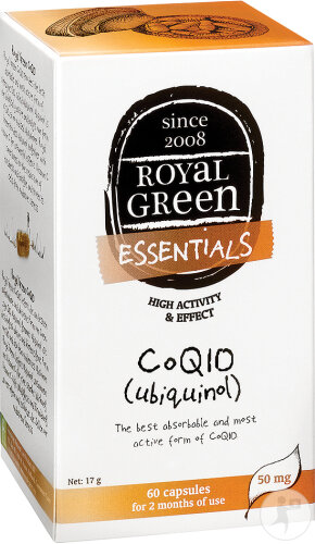 Royal Green CoQ10 (Ubiquinol) 60 Capsules