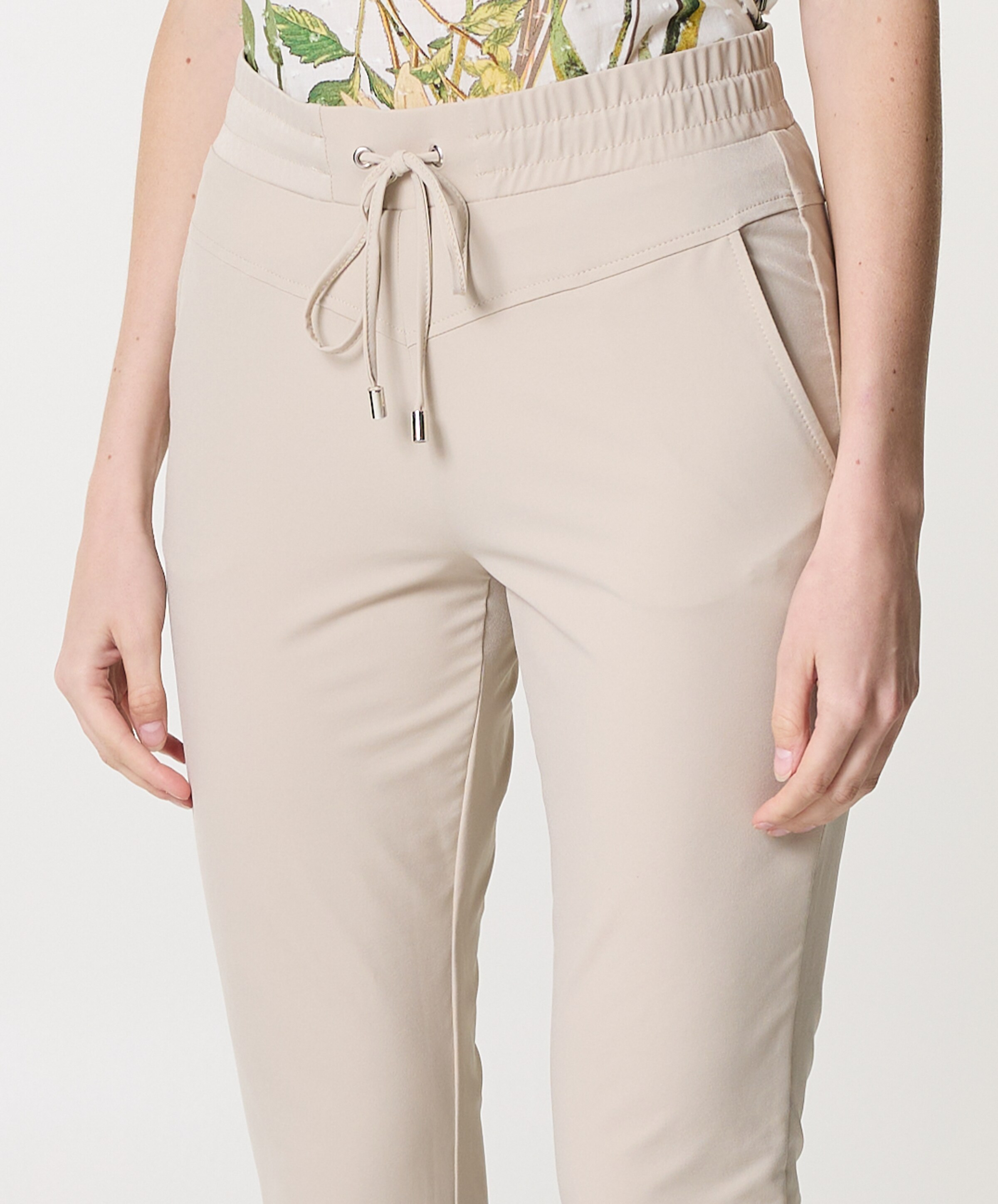 &Co Woman PAGE 7/8 TRAVEL dames broek beige