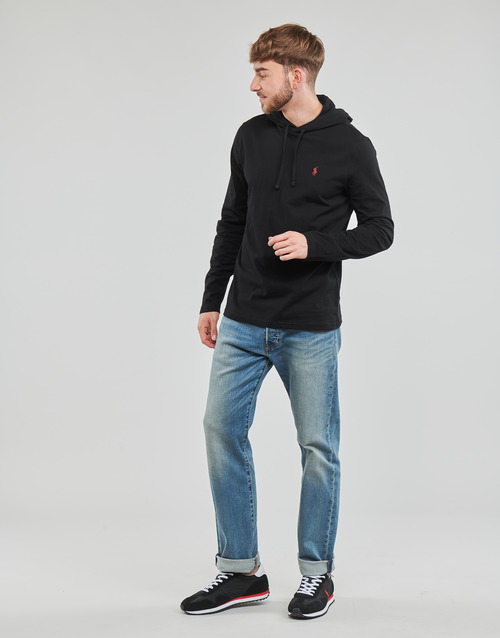 Polo Ralph Lauren - K223SC08-LSPOHOODM9-LONG SLEEVE-T-SHIRT Negro