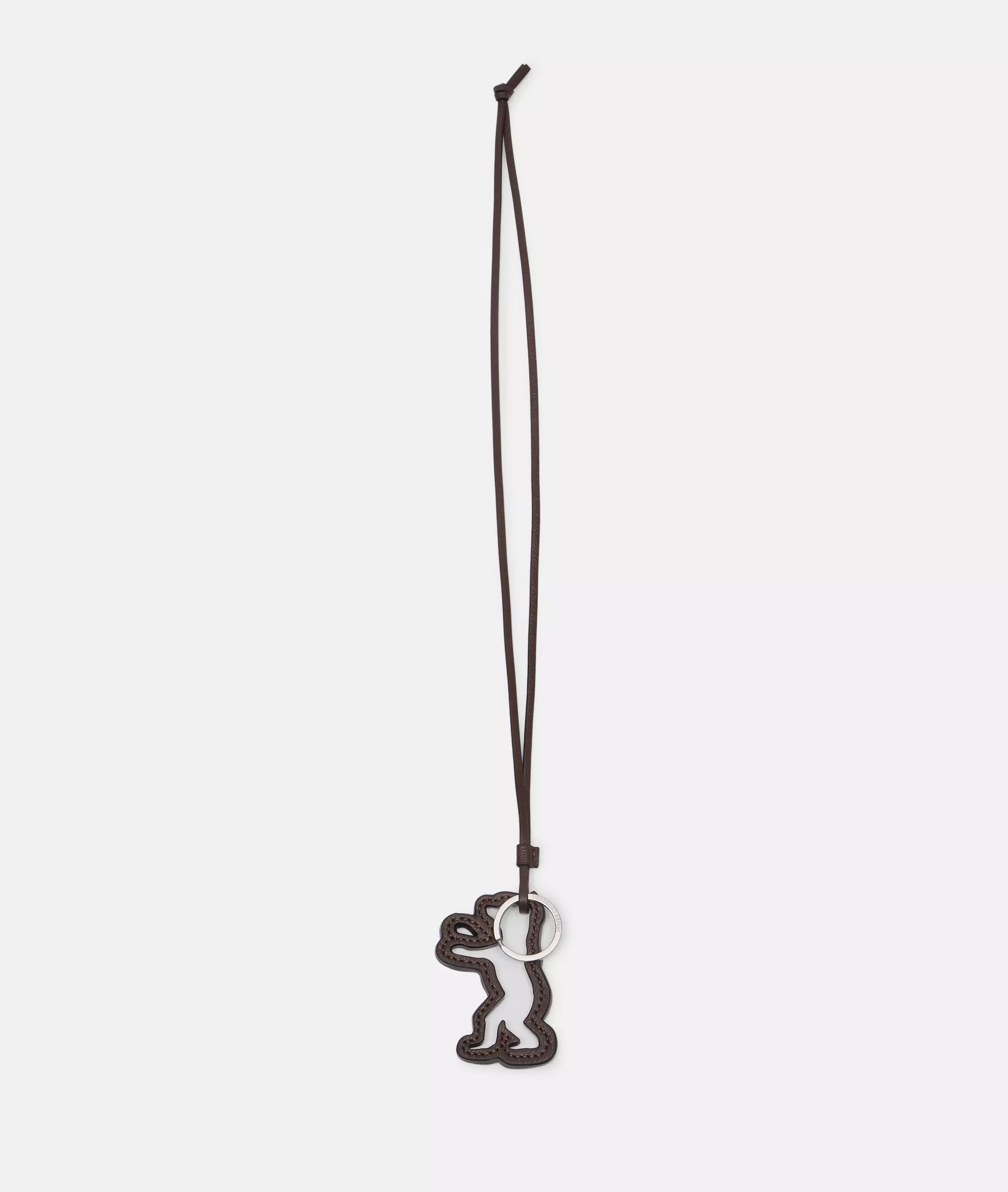 BEAR-LIN Keyring Key chain with a long leather strap