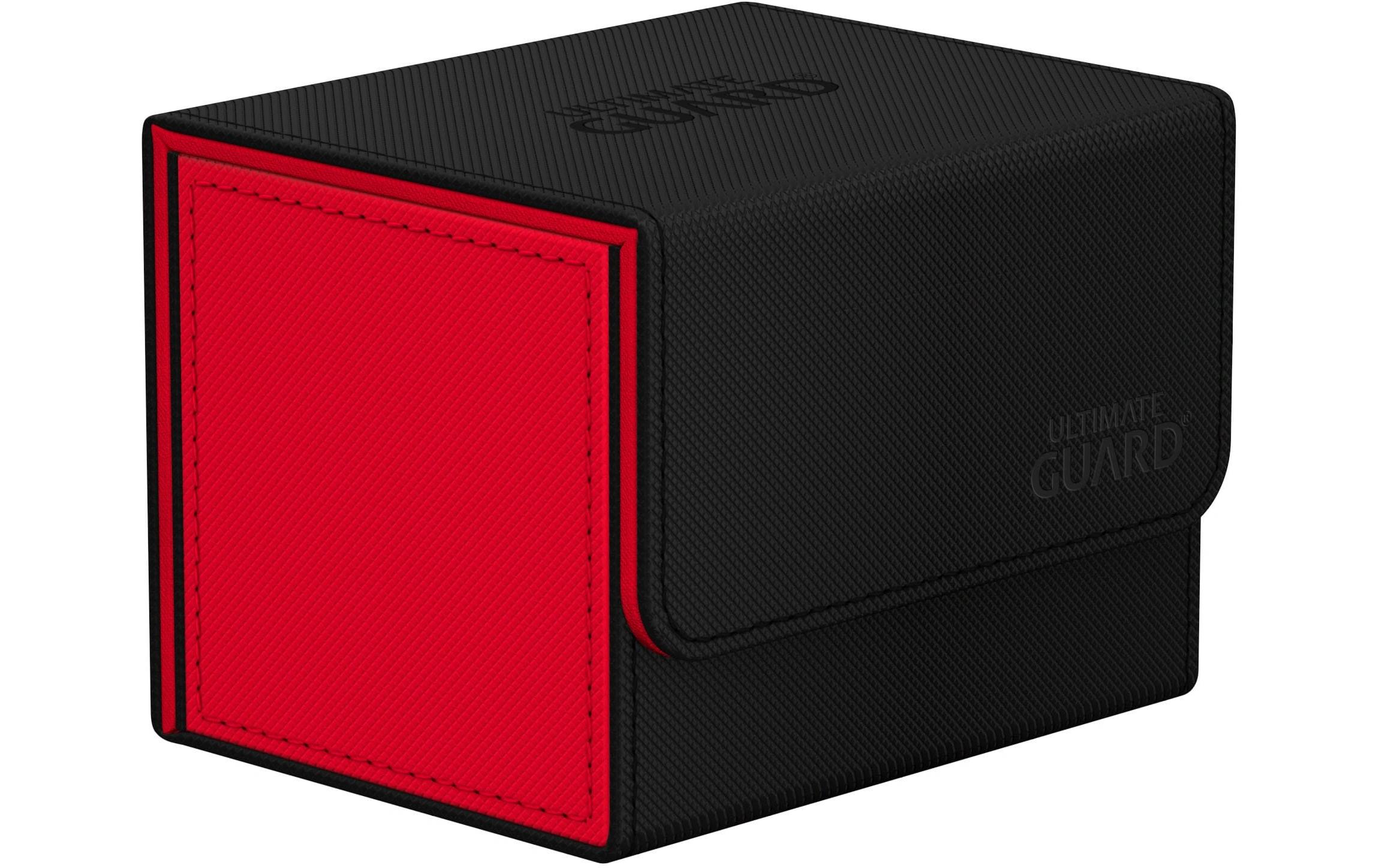 Kartenbox XenoSkin Synergy Sidewinder 100+ Schwarz/RotHochwertige Box für Sammelkarten in Standardgrösse