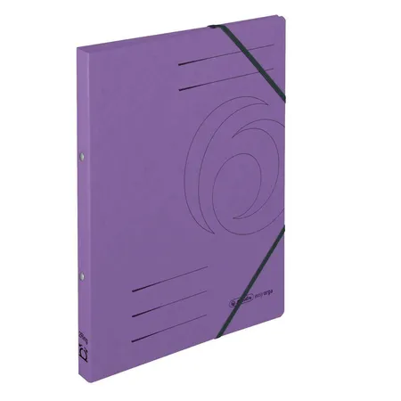 Herlitz Ringhefter A4 Pappe 2 Ringe 25mm violett