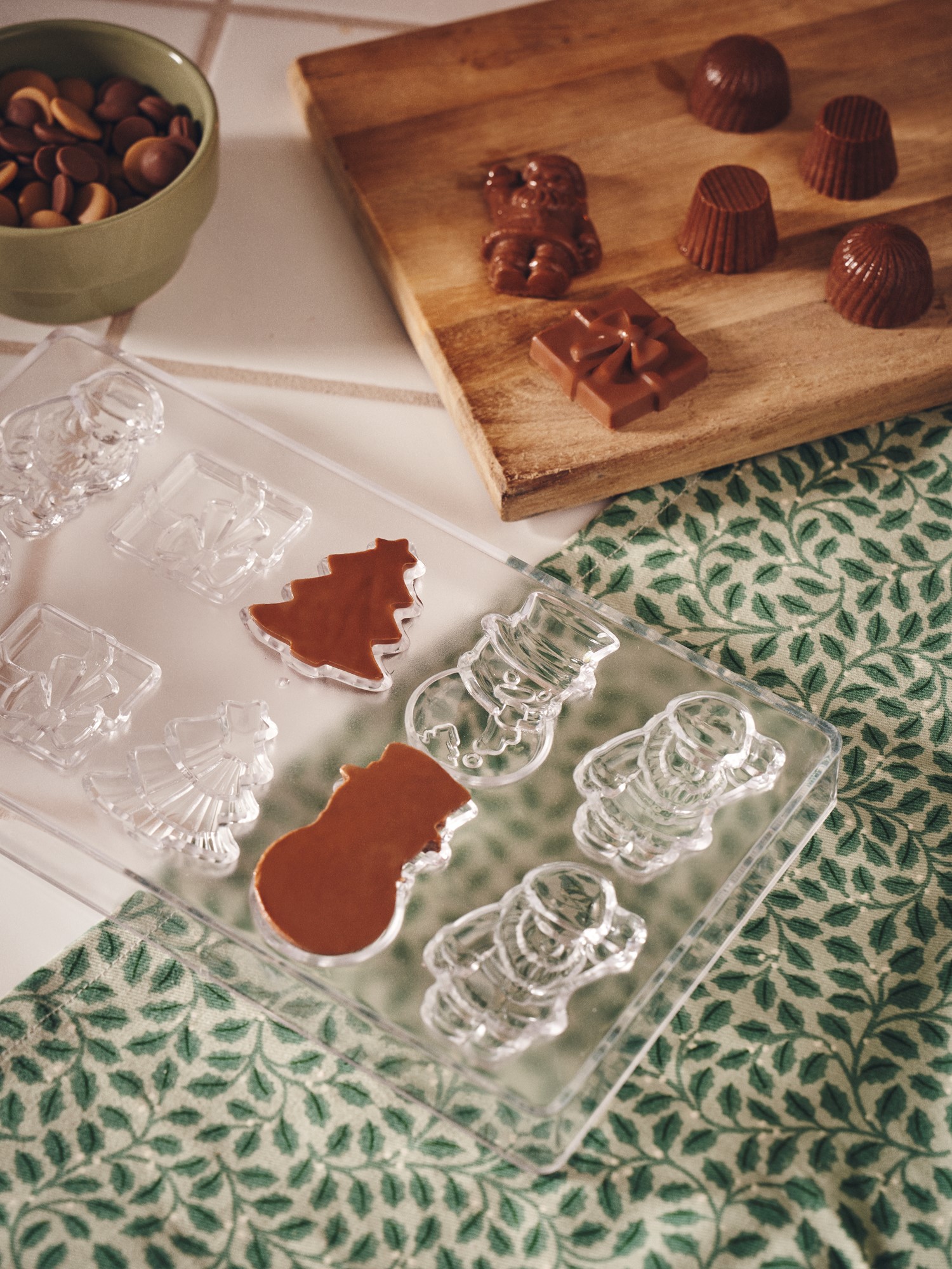 Chokoladeform | Polypropylen. 24,3 x 13,3 cm. | Clear