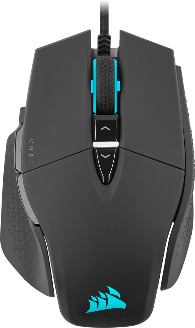 Corsair M65 RGB Ultra Tunable gaming mus (sort)
