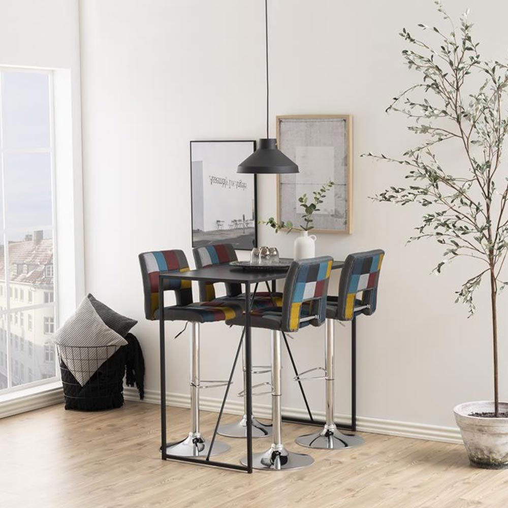 Industriële bartafel Vic Zwart