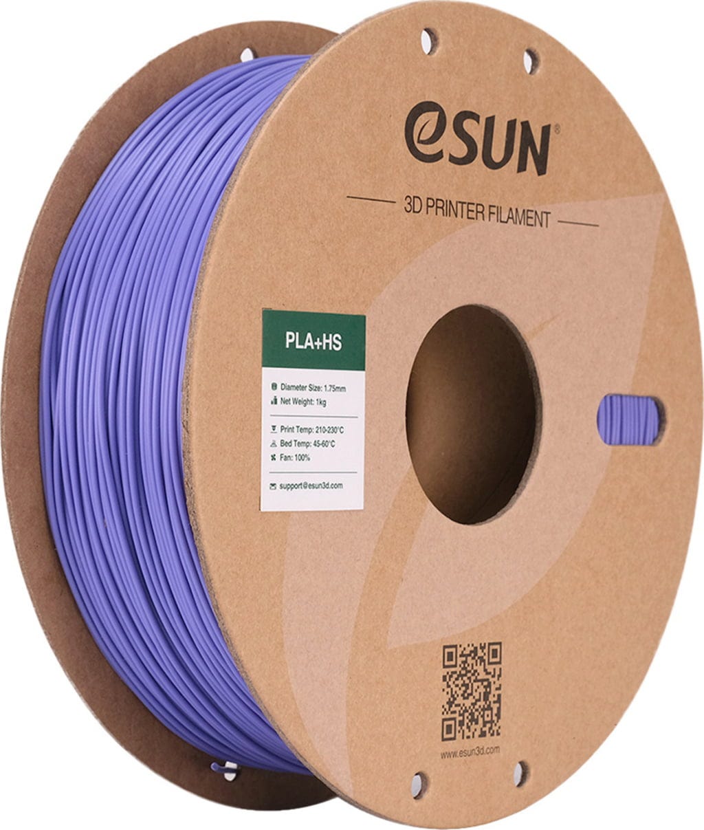 eSUN  PLA+HS Very Peri, 1,75 mm / 1000 g    PLA-Filament für den Hochgeschwindigkeitsdruck