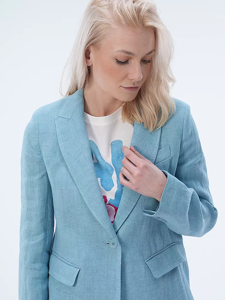 WEEKEND MAX MARA Leinen Blazer NALUT blau