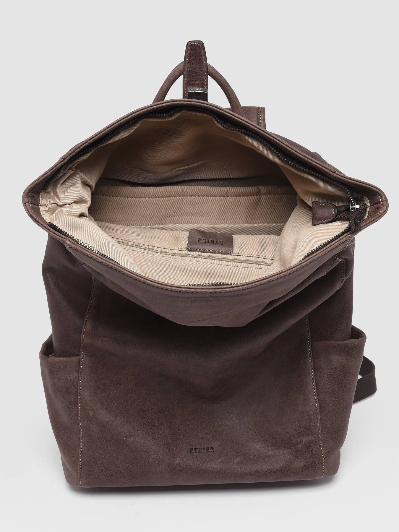 Sac  dos Spider 2 compartiments cuir ETRIER