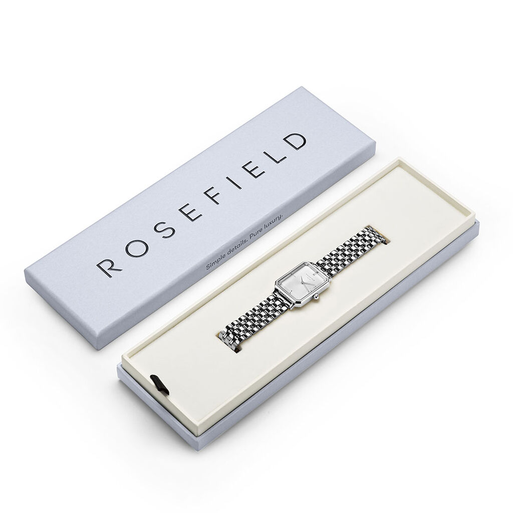 Montre Rosefield Octagon Blanc