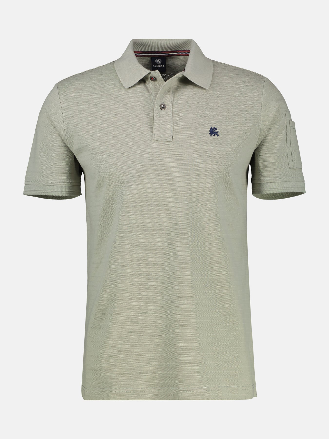 Herren Poloshirt, tonal gestreift