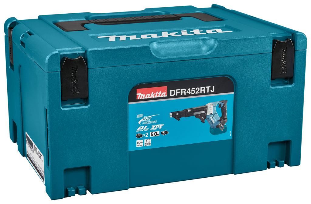 Makita DFR452RTJ Accu bandschroefmachine 20-41mm 18V 5.0Ah in Mbox