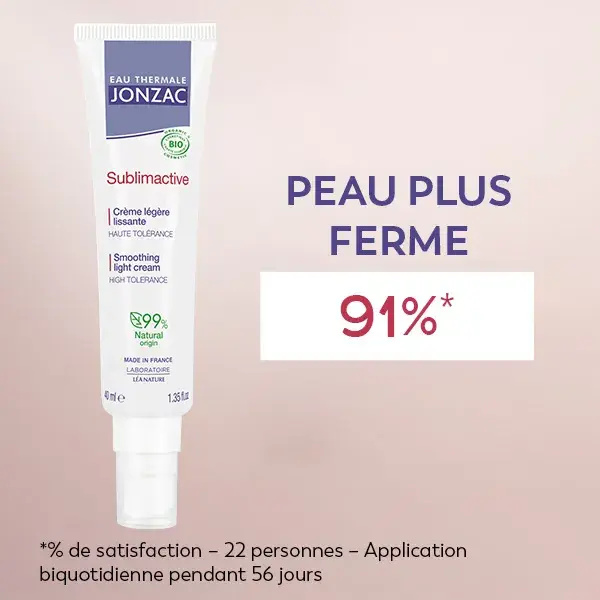 Creme Suavizante Leve Orgânico Sublimativo com Água Termal Jonzac 40ml