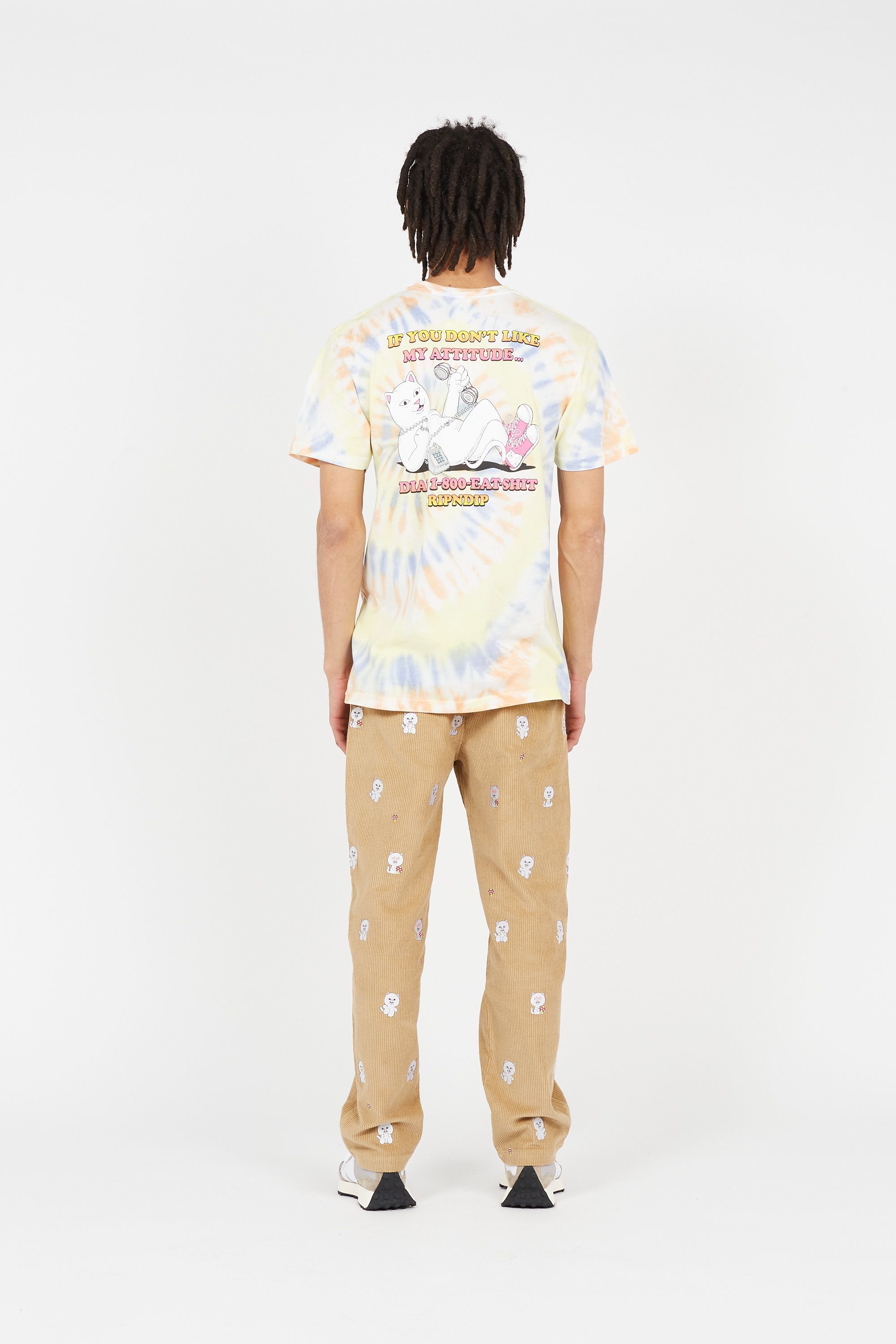 RIPNDIP T-shirt HOWS MY ATTITUDE Multicolore