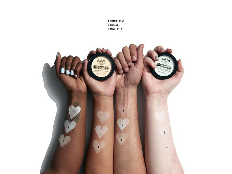 NYX Professional Makeup Puder High Definition Finishing Ban Fixierpuder zur Fixierung von Flüssig- und Puder Make-up