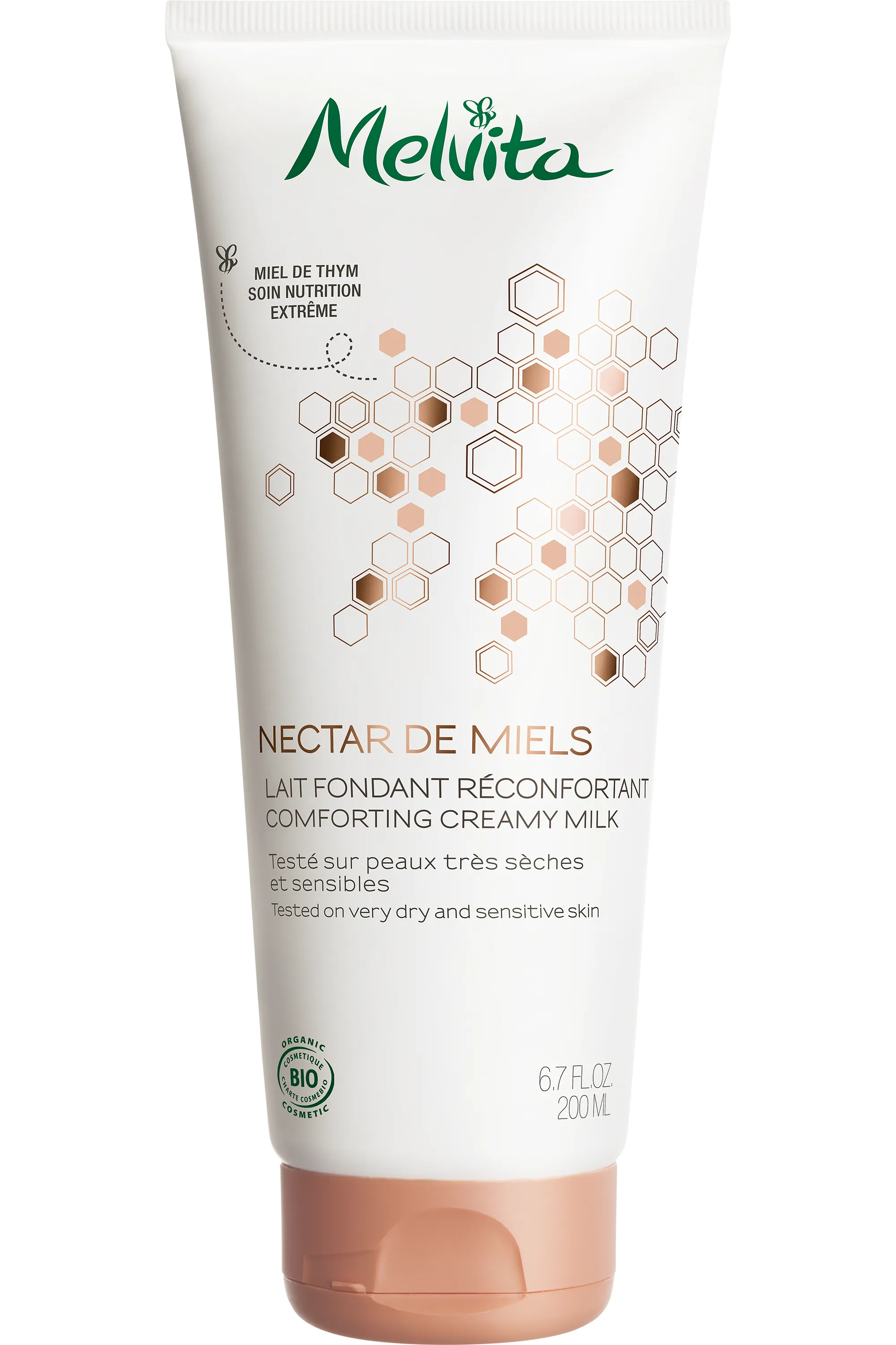 Melvita Nectar de Miel Lait Fondant Réconfortant-200 ml