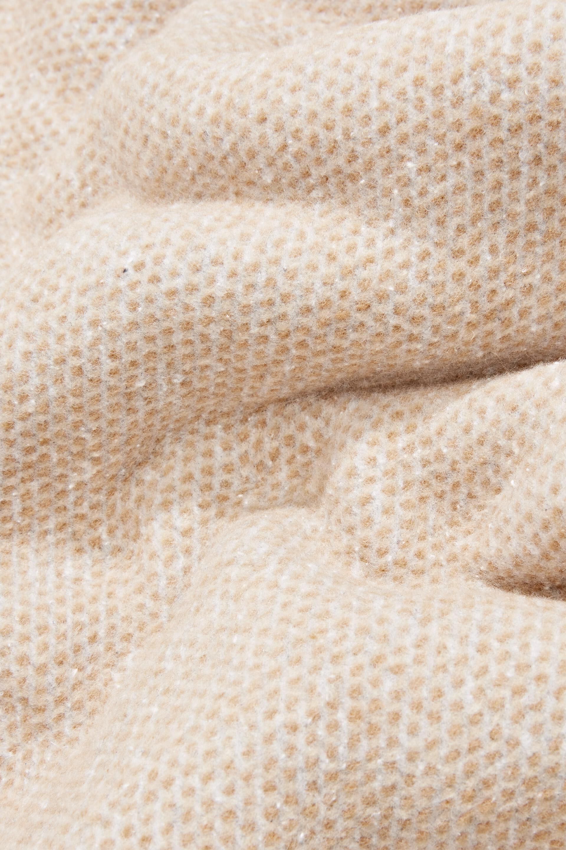 Plaid doux en coton mélangé