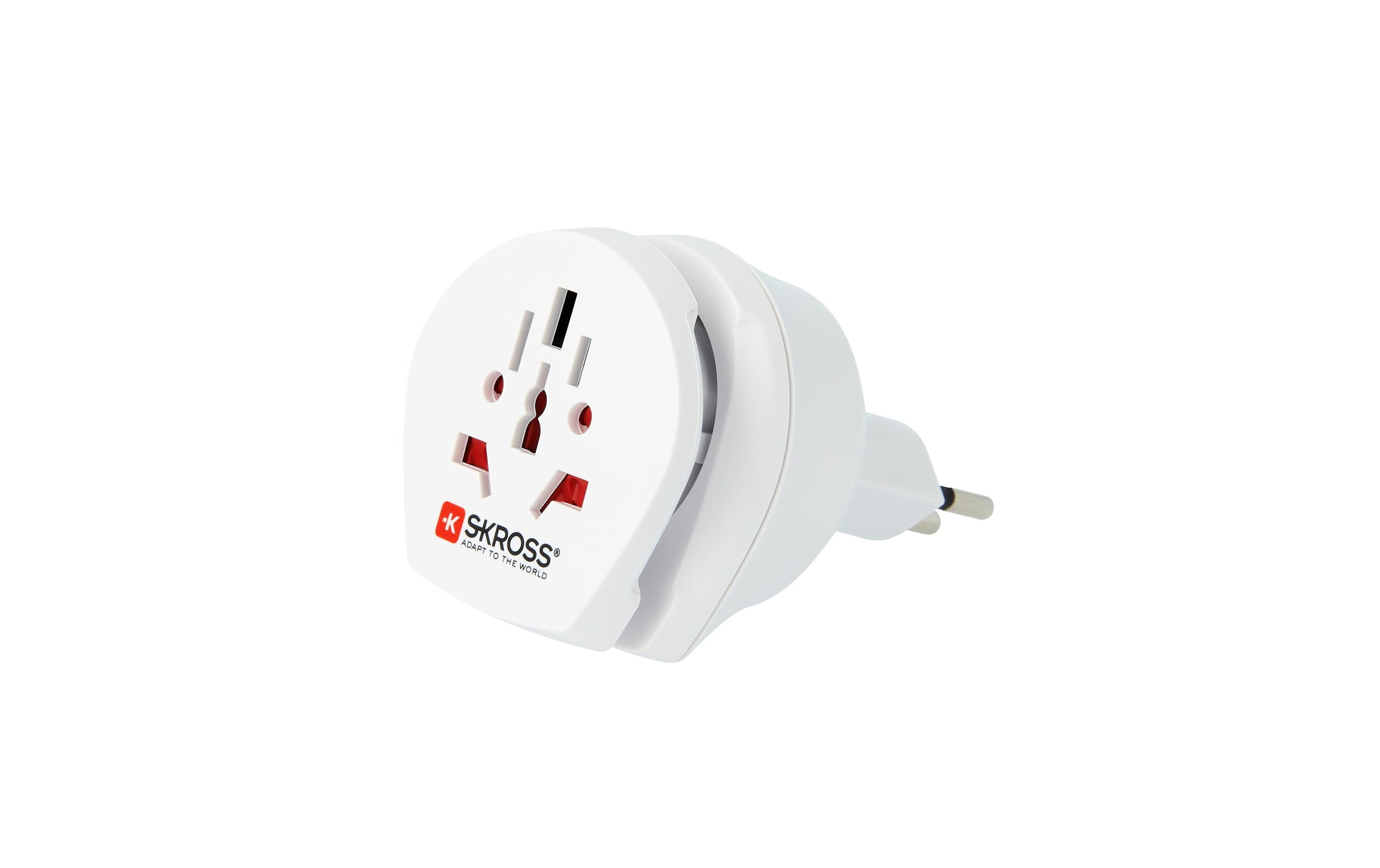 Reiseadapter Combo World – CH2 in 1 Lösung
