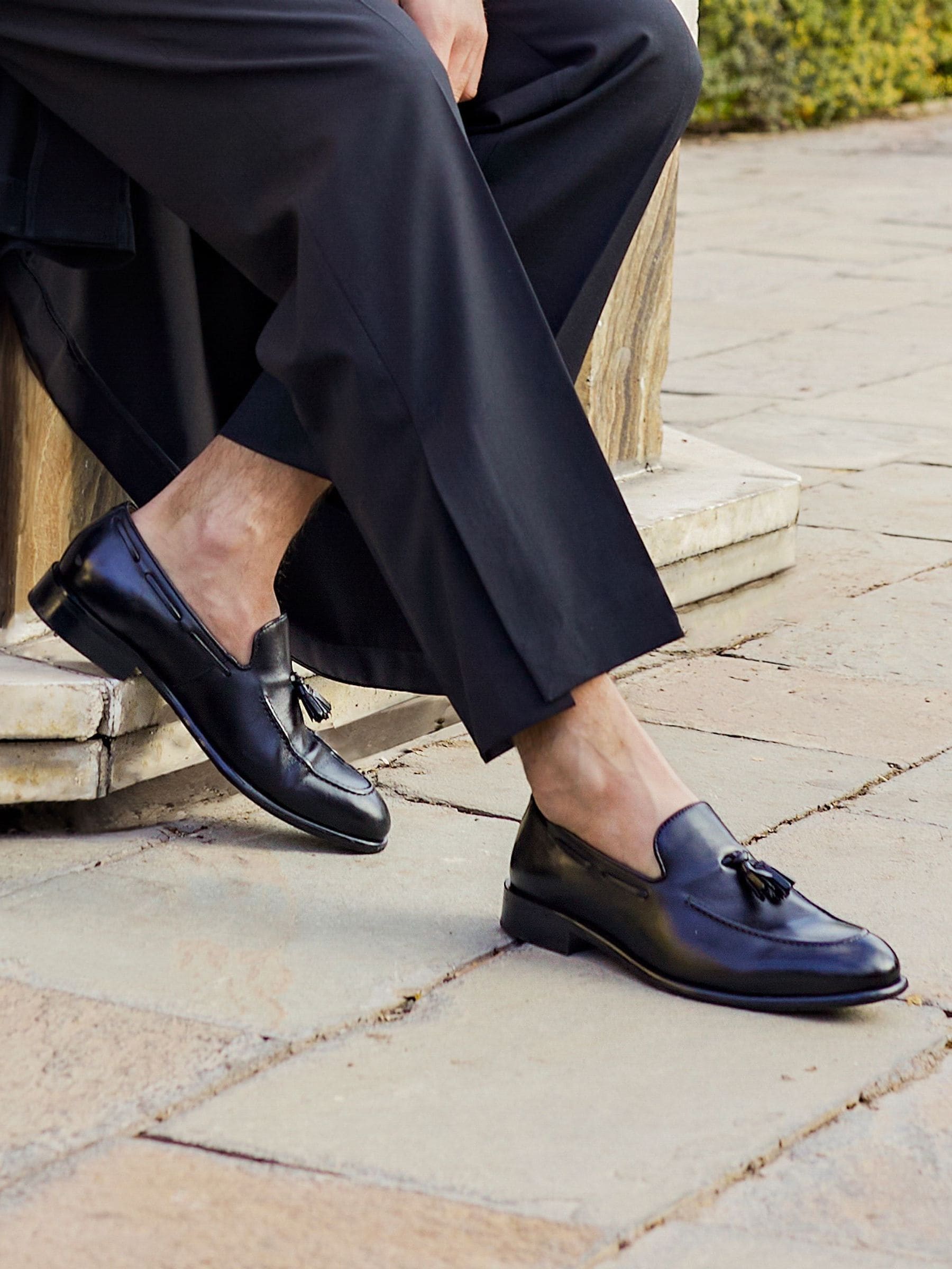 Zwart - Jones Bootmaker Devon2 Leather Loafers