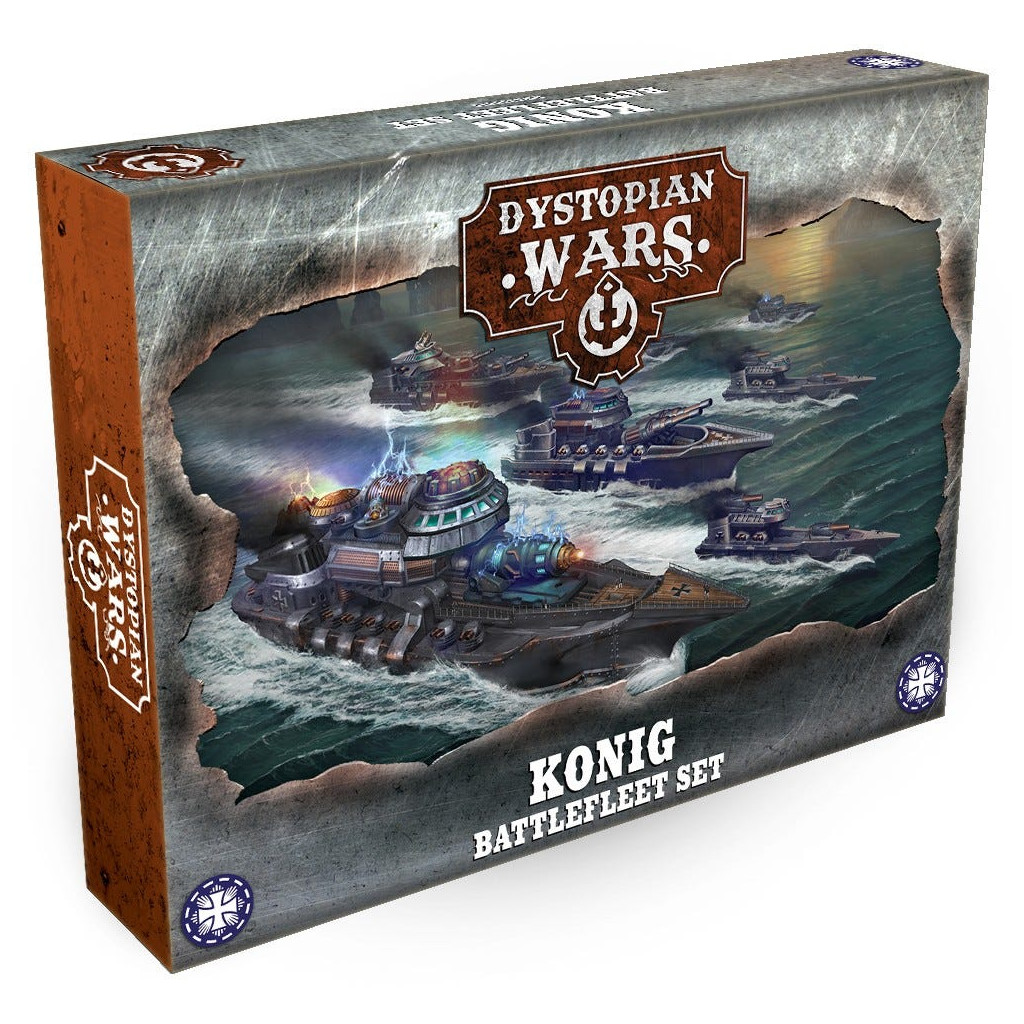 Dystopian Wars: Konig Battlefleet Set