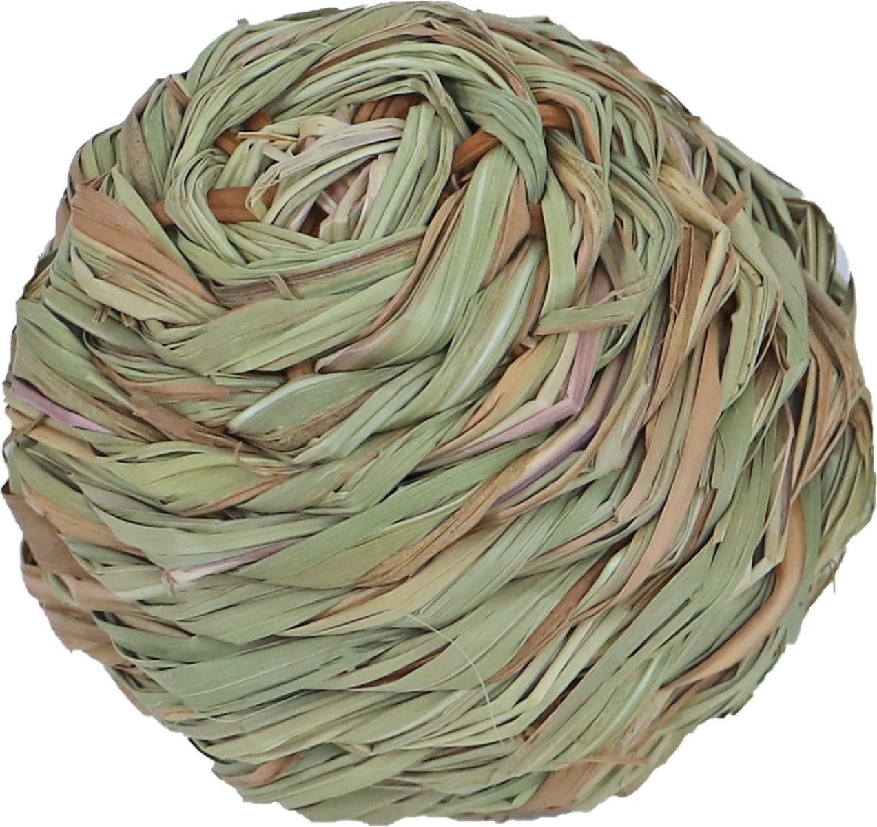 Boon grasbal geweven met bel 8 cm