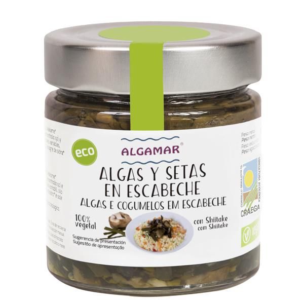 Algas E Cogumelos Em Escabeche 160G