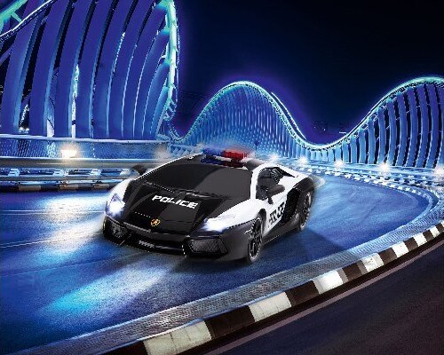 Fjernstyret Politibil - Lamborghini Aventador Coupé - 1:24 - Revell Control