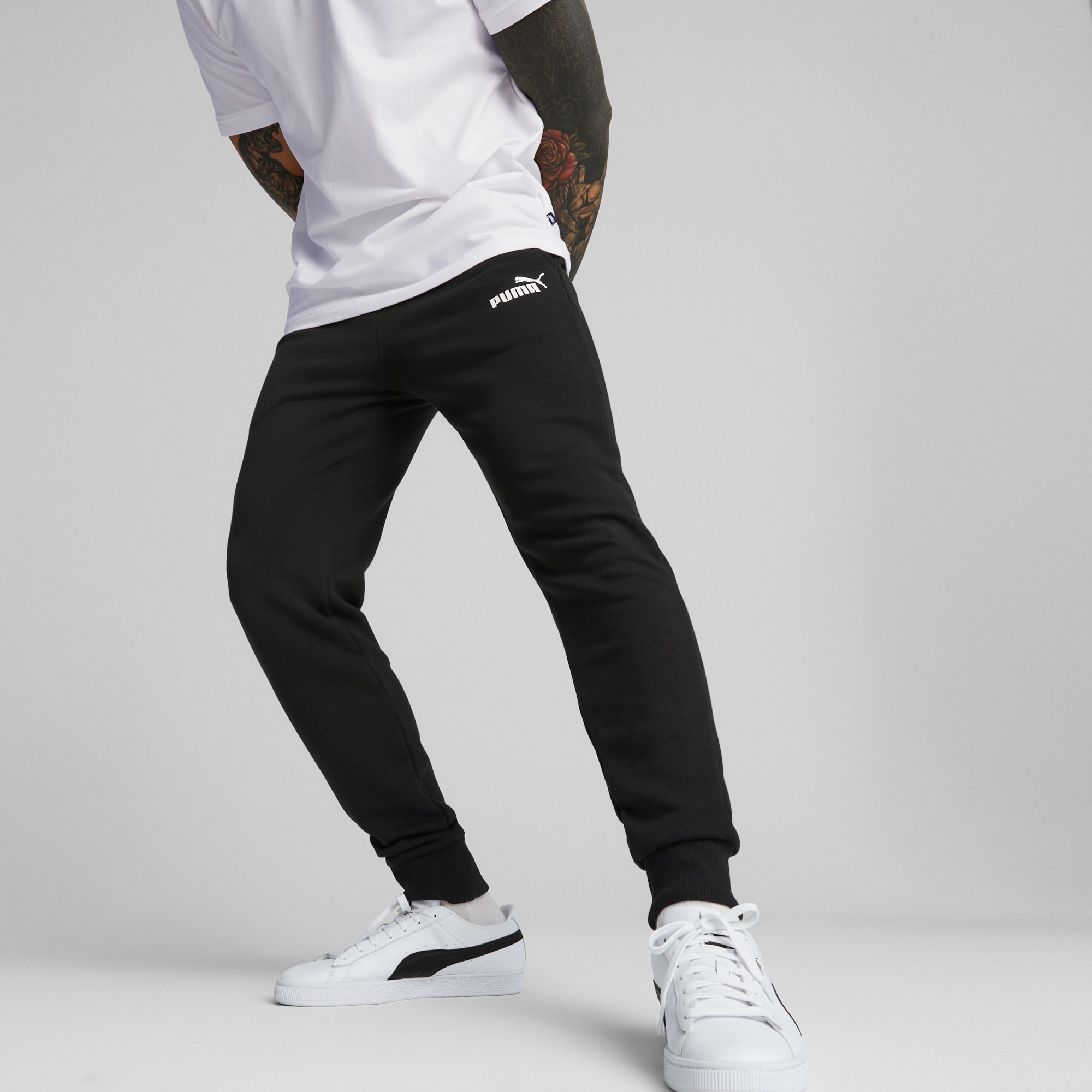 PUMA Trainingshose »ESS LOGO PANTS TR CL«  Jogginghose, French Terry Qualität