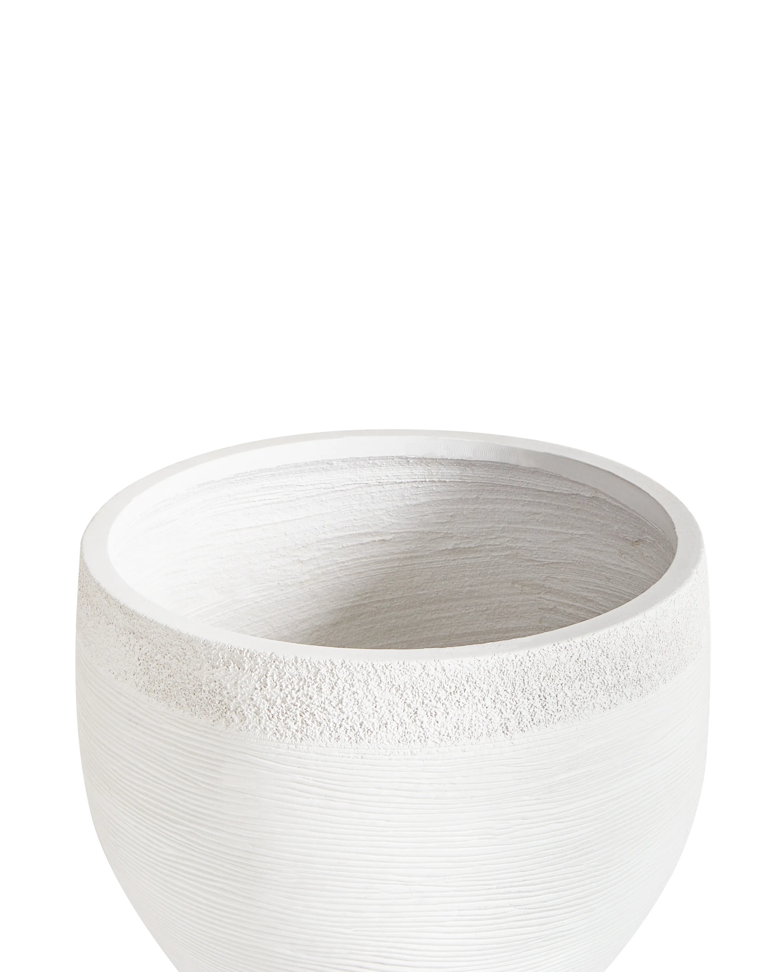 Bloempot ZAKROS 38 cm Wit