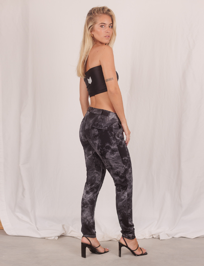 HBT PANTALON CHRISTINA FEMME CITY TIE&DYE NOIR