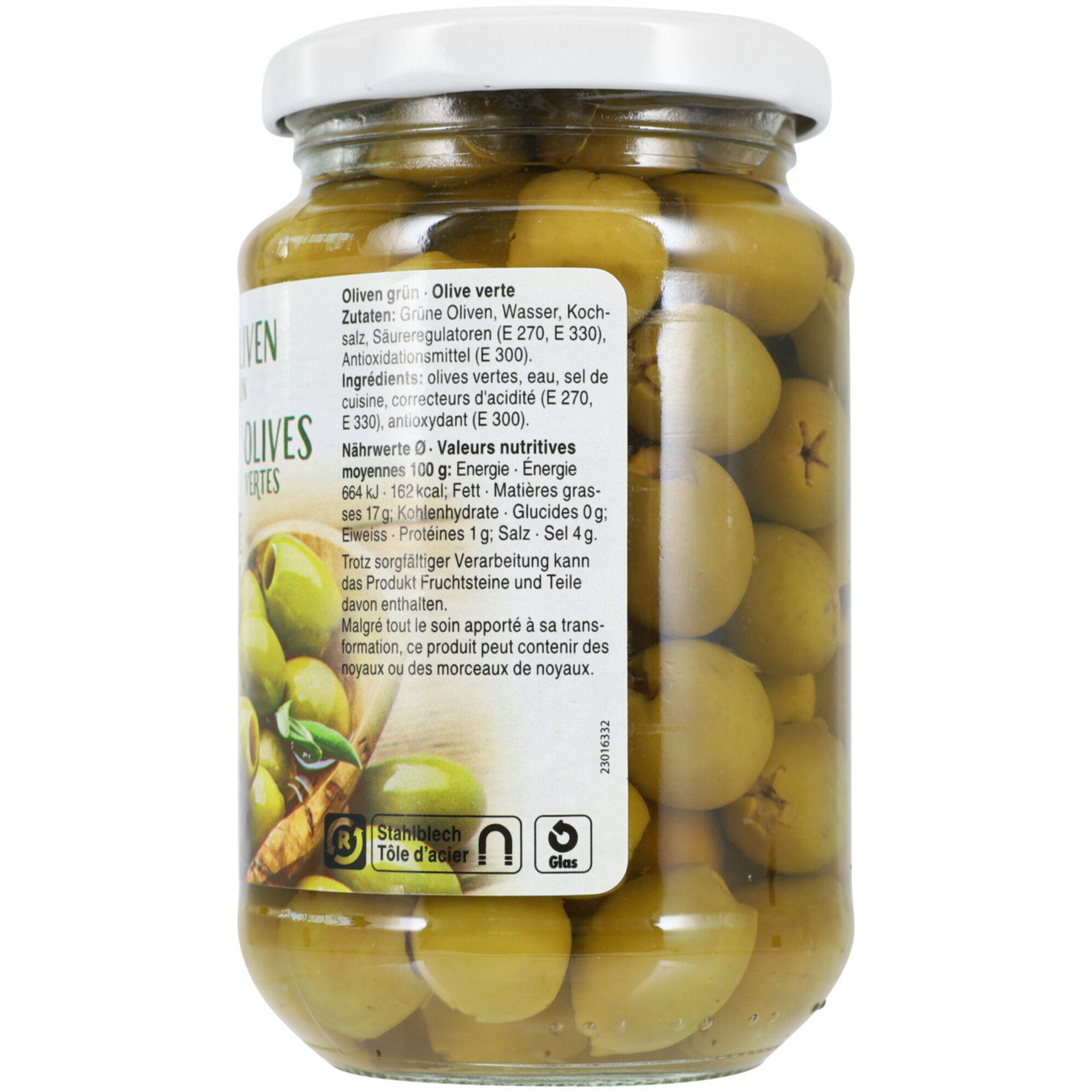 Prix Garantie Oliven grün ohne Stein