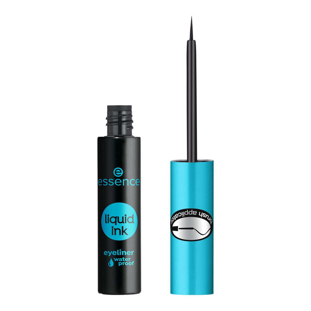 ESSENCE  Eyeliner À Prova de Água Liquid Ink Preto