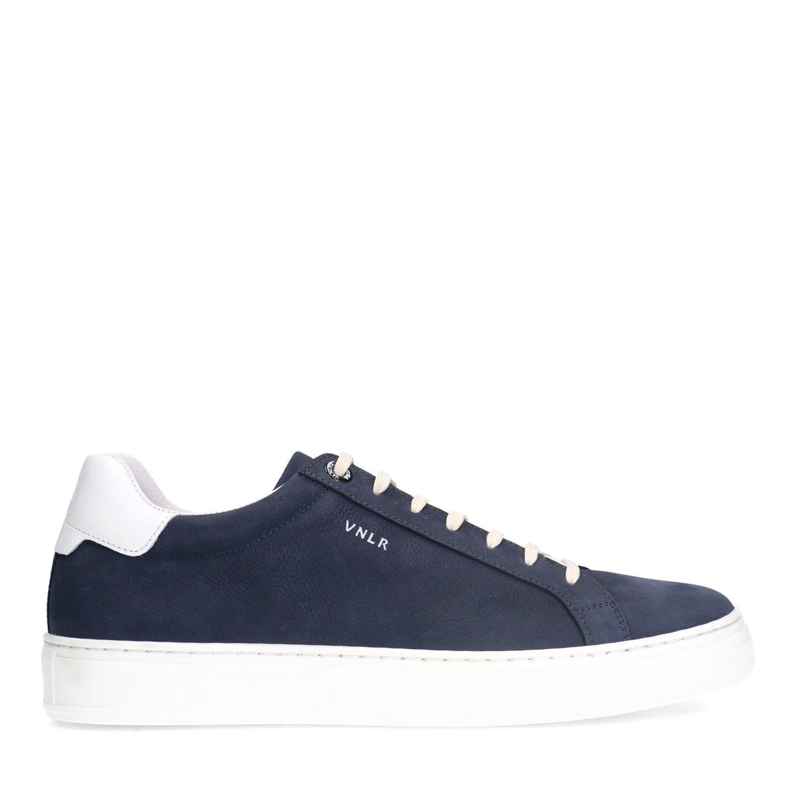 Blauwe nubuck sneakers