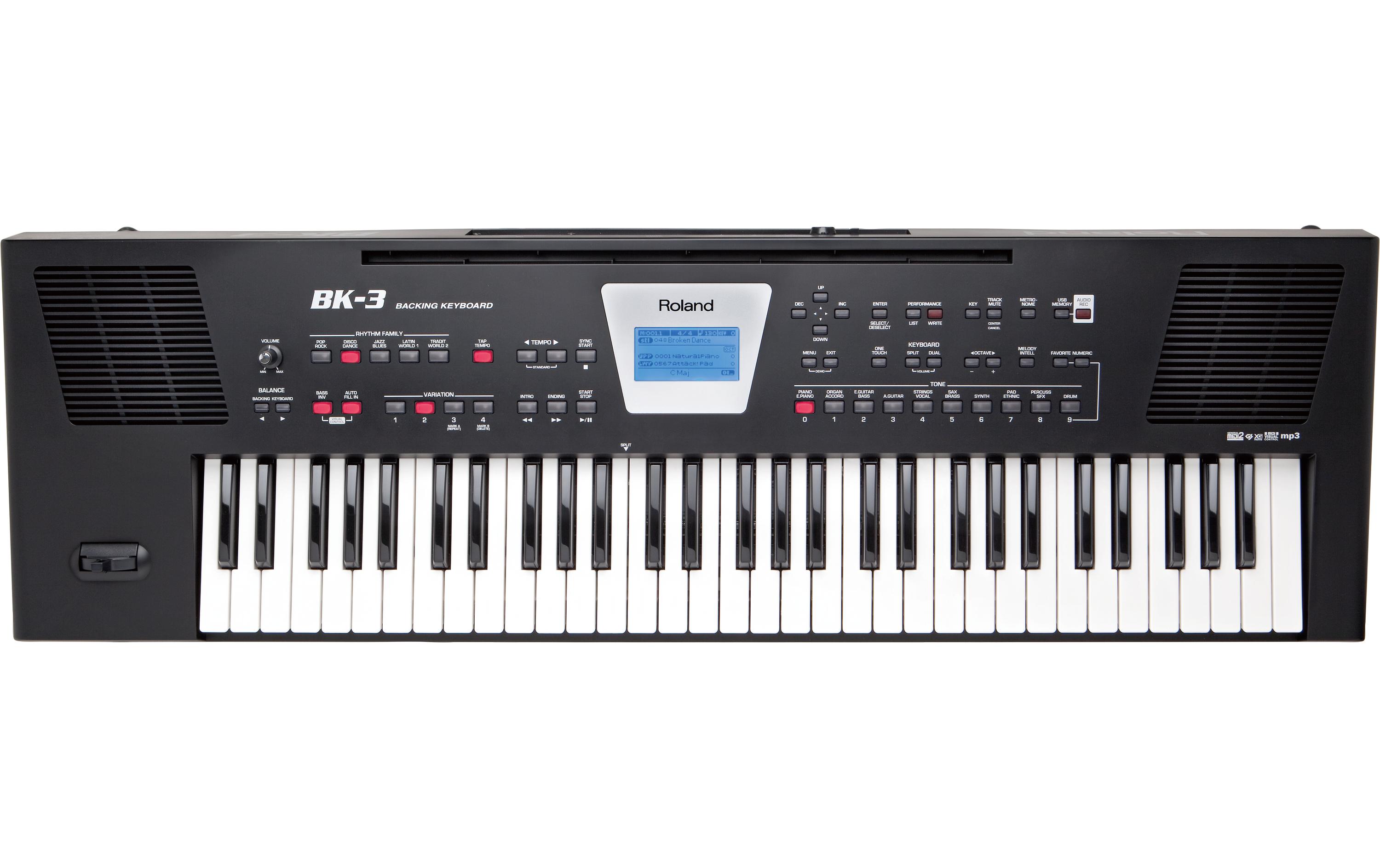 Keyboard BK-3<br>Deine eigene Backup Band