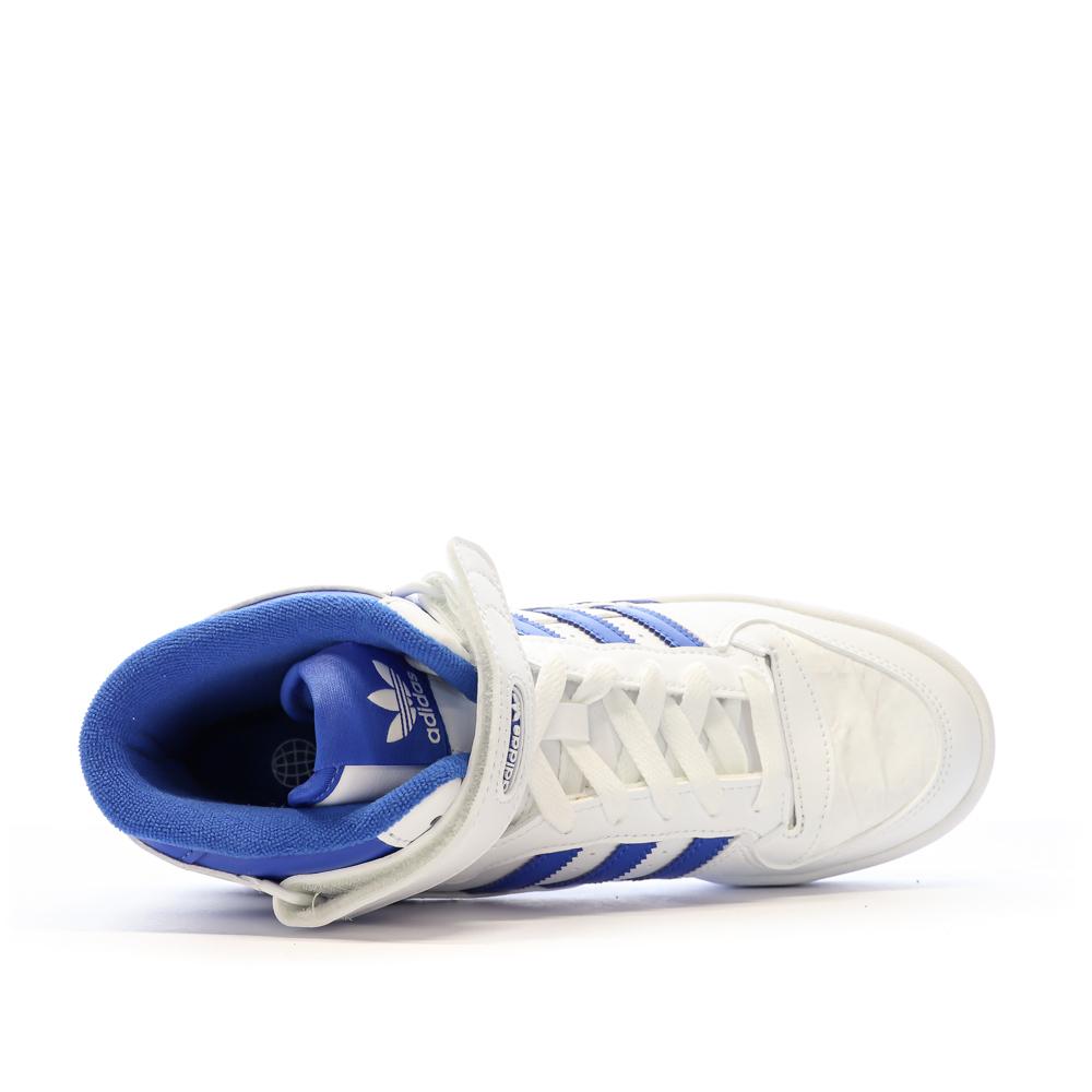 Adidas Baskets Blanc/Bleu Garçon Adidas Forum Mid