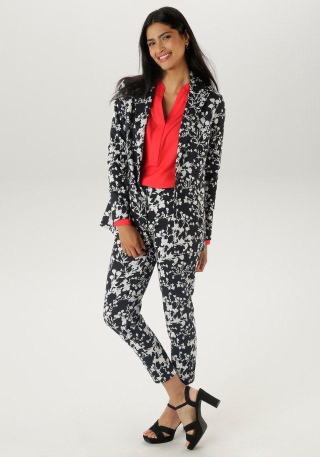 Aniston SELECTED Longblazer , mit abstrakter, floraler Musterung